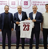 Elazığspor Başkanı Ahmet Toprak'tan Rektör Prof. Dr. Göktaş'a Ziyaret
