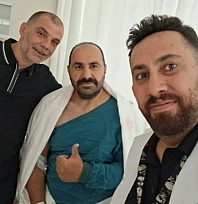 Elazığspor'da tribün liderine geçmiş olsun ziyareti