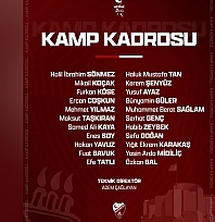 Elazığspor kamp kadrosunu açıkladı