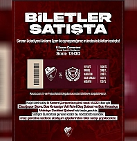 Elazığspor Maçı Biletleri Satışta