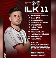 Elazığspor'un ilk 11'i belli oldu