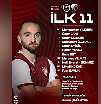 Elazığspor'un ilk 11'i belli oldu