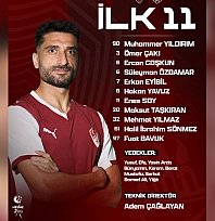 Elazığspor'un ilk 11'i belli oldu