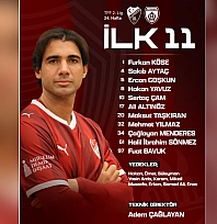 Elazığspor'un  ilk 11'i belli oldu