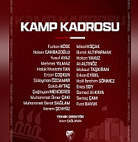 Elazığspor'un kamp kadrosu açıklandı