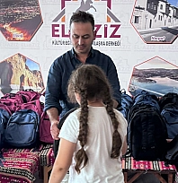 Elazizder'den öğrencilere kırtasiye desteği