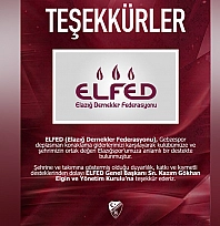 ELFED'den Elazığspor'a deplasman desteği