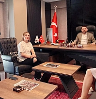 ELMÜTDER Başkanı Furkan Göçer'e Tebrik Ziyareti