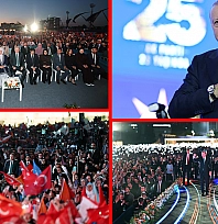 Erdoğan: 'Türkiye'yi her alanda büyütmenin kıvancını yaşıyoruz'