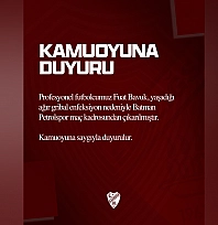 Fuat Bavuk, Batman Petrolspor maç kadrosundan çıkarıldı