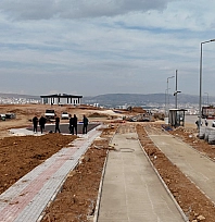 Güneykent Seyir Yolu Projesi'nde çalışmalar sürüyor