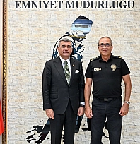 Gürsel Erol, Manisa İl Emniyet Müdürü Karayel'i ziyaret etti