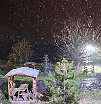 Harput'ta kar yağışı başladı