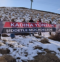 Hazarbaba Dağı'ndan kadına yönelik şiddete karşı güçlü mesaj