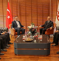 HÜDA-PAR heyetinden başkan Alan'a ziyaret