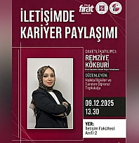 İletişimde Kariyer Günlerinin konuğu Remziye Kökburi olacak