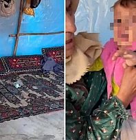 İnsanlık dışı görüntü! Bebeği ayağından bağlamışlar