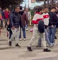 İspanya'da millilere büyük destek!