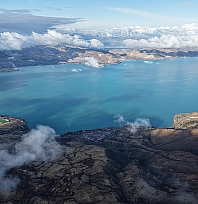 Kar, bulut ve göl bir arada: Elazığ'da Hazarbaba manzarası nefes kesti