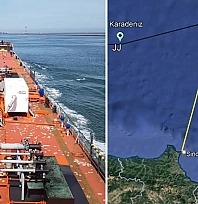 Karadeniz'de korku dolu anlar! Bir gemi daha saldırıya uğradı