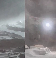 Karakoçan ilçesinde kar ve tipi etkili oldu