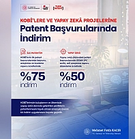 KOBİ'lerin ilk patent başvurularına yüzde 75 indirim