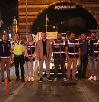 Kovancılar polisinden şok uygulama