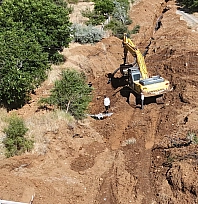 Kürk Köyü'nde tarımsal sulama altyapısı yenilendi