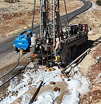 Kuşçu Köyünde sondaj çalışmaları bitti