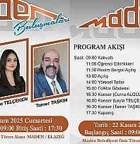 Maden'de Maden Buluşmaları' 22 Kasım'da gerçekleşecek