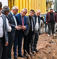 Malatya Büyükşehir Belediyesi altyapı çalışmalarına aralıksız devam ediyor