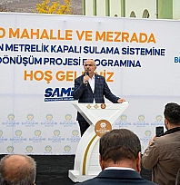 Malatya'da 250 mahalleye 250 bin metrelik kapalı sulama desteği