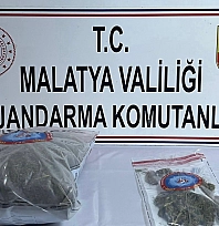 Malatya'da jandarma operasyonu: 3 kilo esrar yakalandı