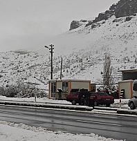 Malatya'da kar yağışı etkili oldu