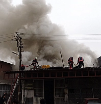 Malatya'da korkutan yangın
