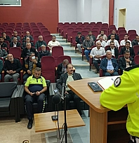 Malatya'da ticari taksi sürücüleri için bilgilendirme toplantısı düzenlendi