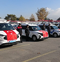 Malatya güvenlik filosu güçlendi: 67 yeni araç hizmete alındı