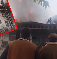 Malatya Küçük Sanayi Sitesi'nde kaporta atölyesinde yangın