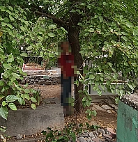 Mezarlıkta ağaçta asılı ceset bulundu