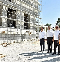 Milletvekili Keleş'ten Ağın mesaisi: Hastane inşaatını yerinde inceledi