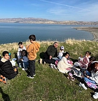 Minik öğrenciler kuş gözlemi ve tabiat eğitimine katıldı