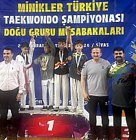 Minikler Taekwondo müsabakalarında Elazığ farkı