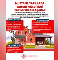 Müstakil yapılarda yangın merdiveni yapımı kolaylaşıyor