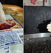 Okul kantininde mide bulandıran görüntü