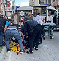 Otomobilin çarptığı kadın ağır yaralandı!