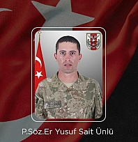 P. Söz. Er Yusuf Sait Ünlü Şehit oldu