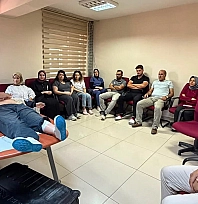 Palu'da hastane personeline hayat kurtaran CPR eğitimi