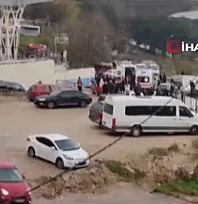 Pazar alanında kısa devre panik yarattı