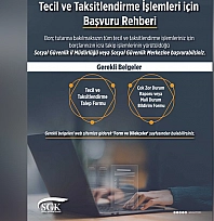 SGK borç yapılandırmasında başvuru rehberi yayımlandı