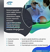 SGK'dan Teleskopik Gözlük için yeni düzenleme